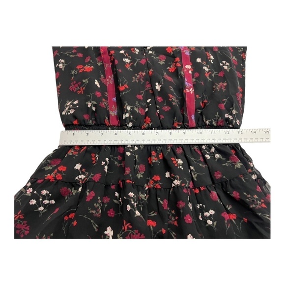 Joie Silk Floral Dress Sheer Sleeves Size Small NWT - Picture 13 of 14